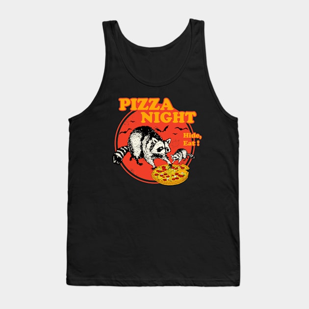 Pizza Night Tank Top by Oiyo